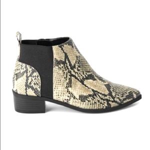 George Women's Faux Snake Skin Booties